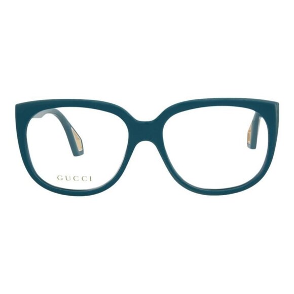 Gucci Womens Square/Rectangle Blue Blue Transparent Fashion Designer Eyewear - Picture 2 of 5